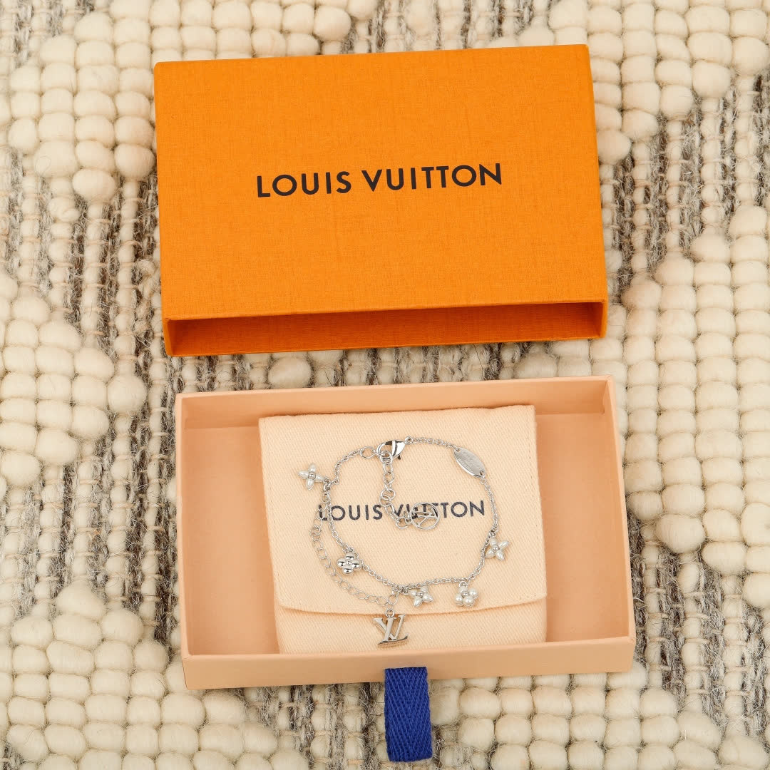 Louis Vuitton Silver Charm Bracelet